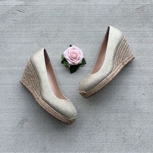 Chic Beige Wedge Shoes